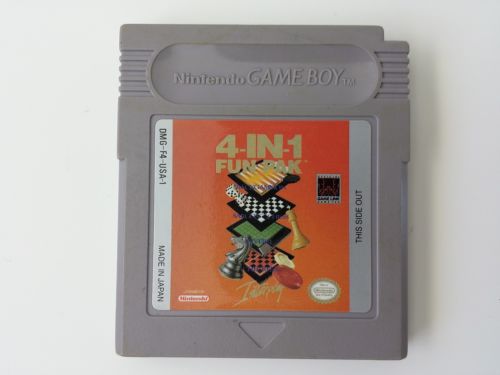 4 In 1 Fun Pak GameBoy UNBOXED (Worn Sticker)