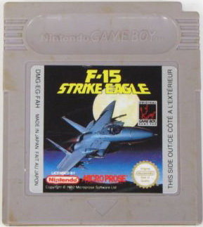 F-15 Strike Eagle GameBoy UNBOXED