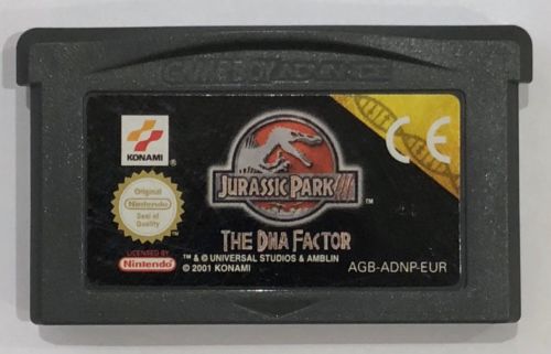 Jurassic Park III the DNA Factor GameBoy Advance UNBOXED