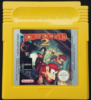 Donkey Kong Land 2 GameBoy  UNBOXED (Worn Sticker)