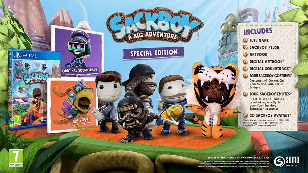 Sackboy A Big Adventures Special Edition PS4 NEW