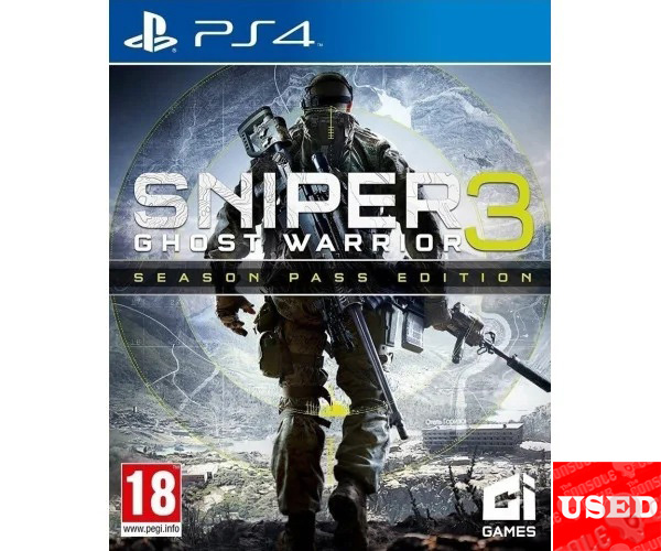 Sniper: Ghost Warrior 3 (Game+Steelbook) PS4 USED