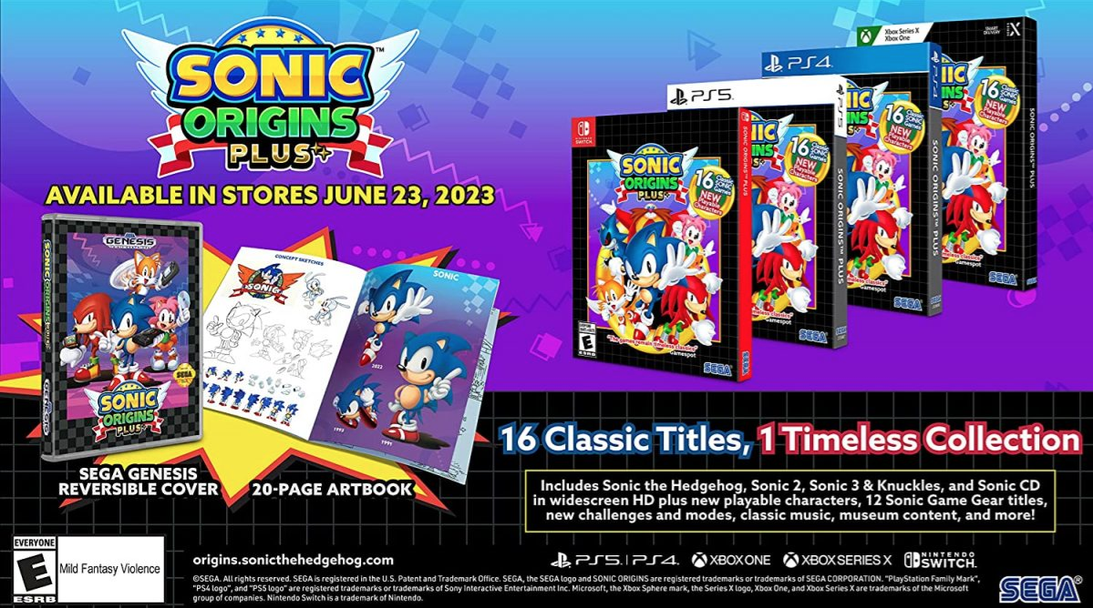 Sonic Origins Plus Limited Edition  PS4 NEW 