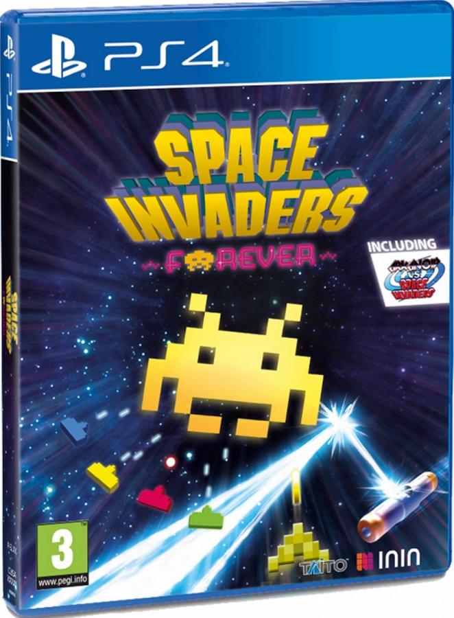 Space Invaders Forever  PS4 NEW (Without  Seal + Torned Up Cover + Broken Case)