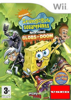 SpongeBob SquarePants Globs of Doom Wii USED