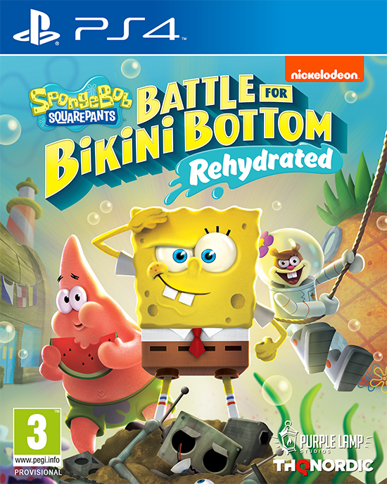 Spongebob Square Pants: Battle for Bikini Bottom - Rehydrated  PS4 NEW