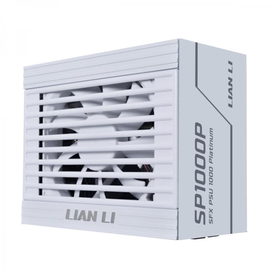 LIAN LI SP1000P White - 1000W 80+ Platinum PSU - 10 Years Warranty - 12V-2?6 - Japanese Capacitors