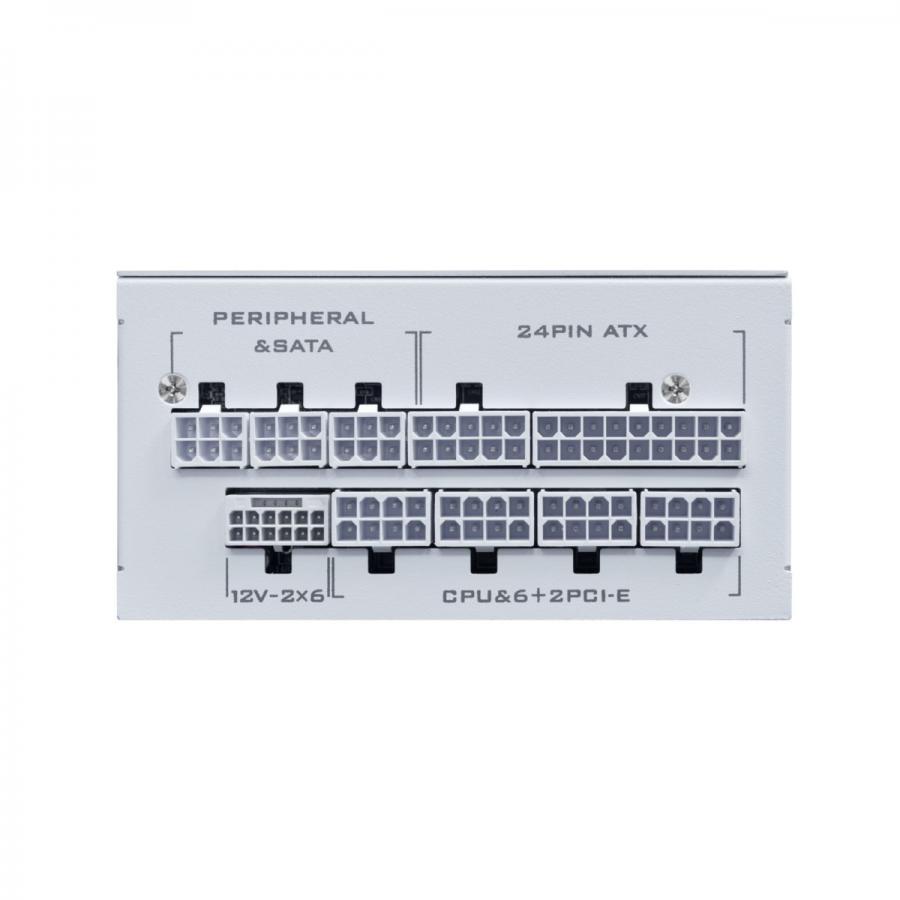 LIAN LI SP0850P White - 850W 80+ Platinum PSU - 10 Years Warranty - 12V-2?6 - Japanese Capacitors
