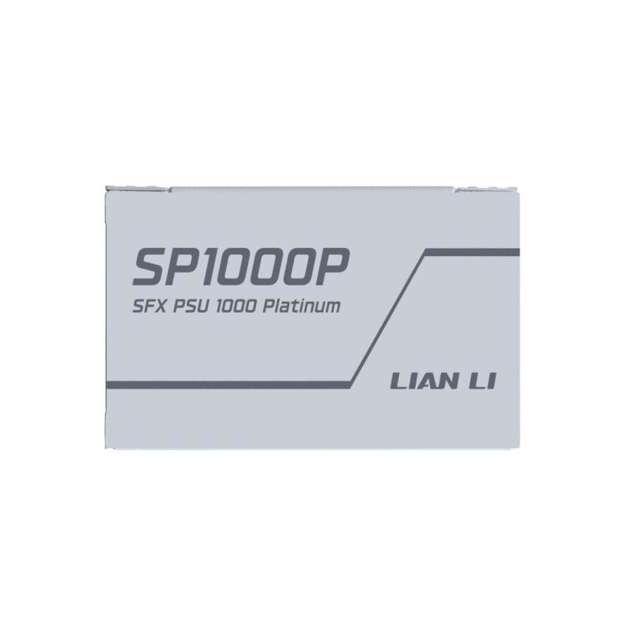 LIAN LI SP1000P White - 1000W 80+ Platinum PSU - 10 Years Warranty - 12V-2?6 - Japanese Capacitors