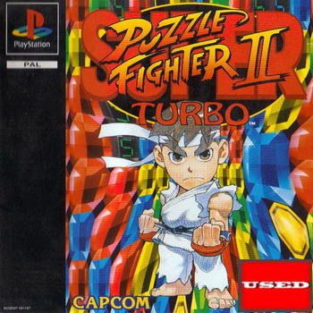Super Puzzle Fighter II Turbo PSX USED (Damaged Case)