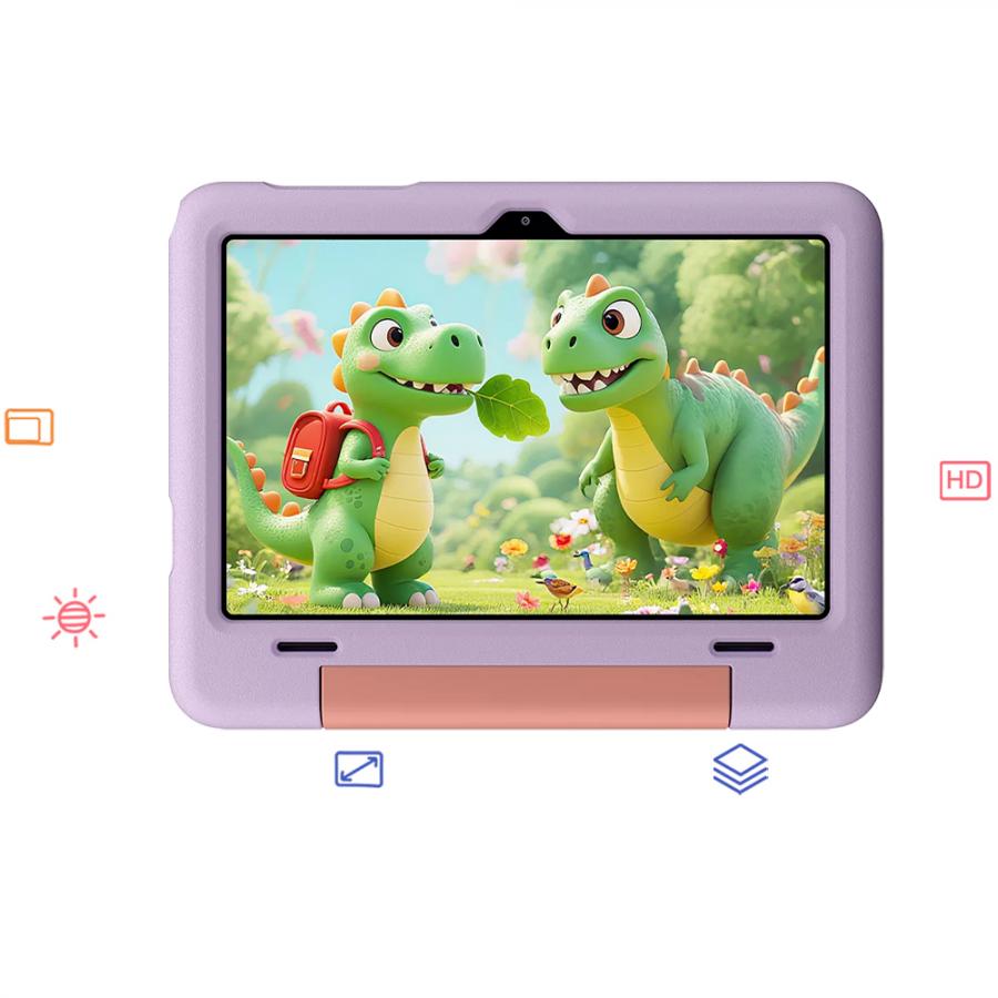 BLACKVIEW QUAD-CORE 10.1' KID TABLET (4GB+64GB) ANDROID 15 UNICORN PURPLE