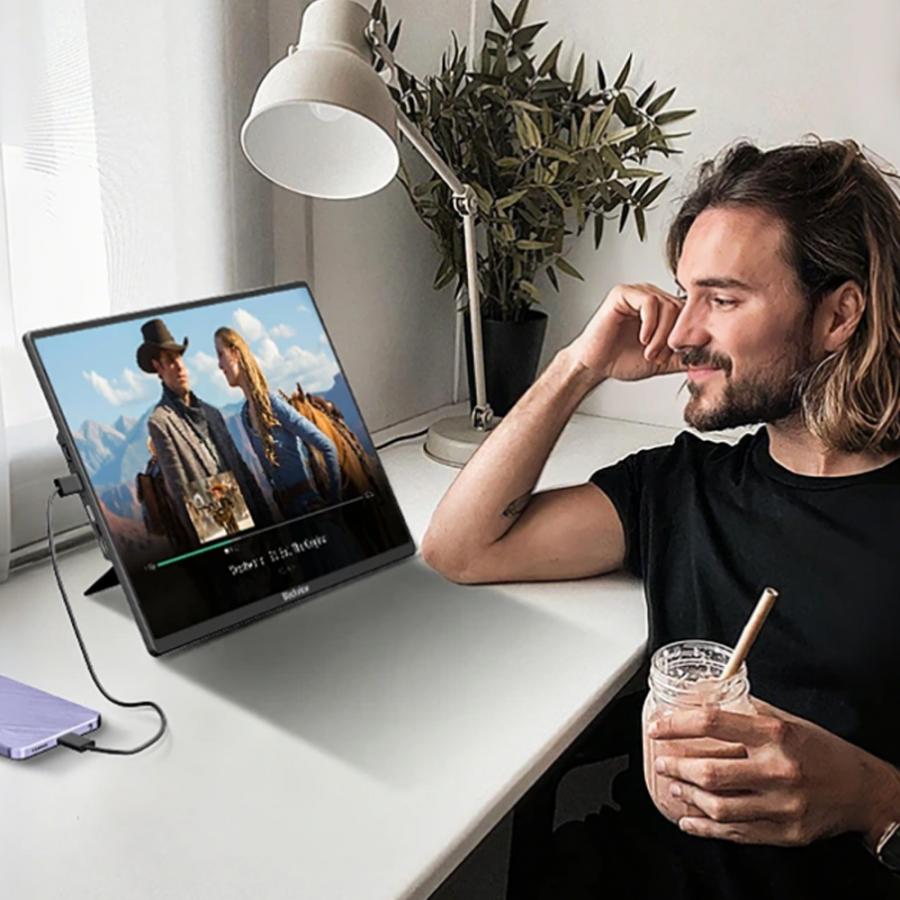 BLACKVIEW PORTABLE SCREEN 16' FHD 16:10 1200P BLACK