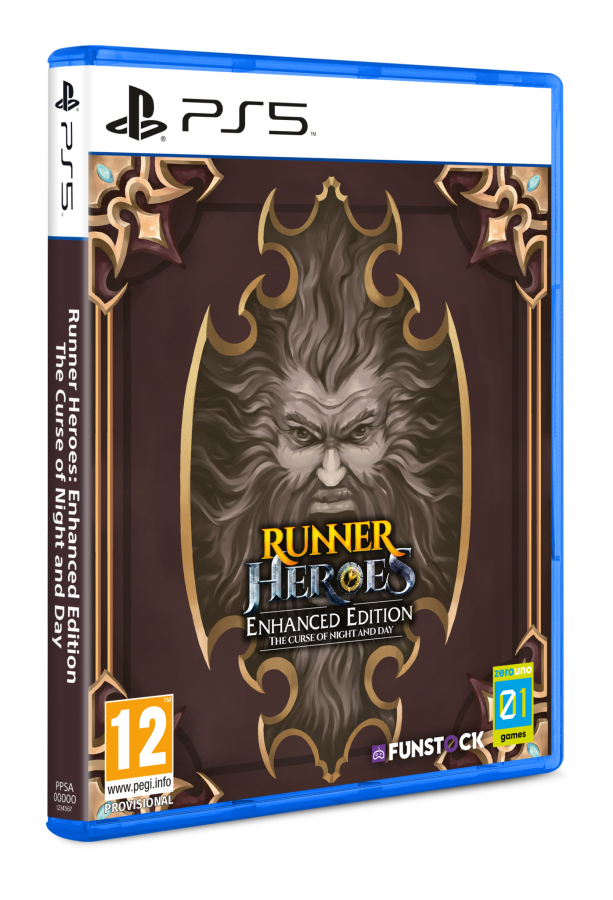 Runner Heroes: The Curse of Night and Day - Enhanced Edition PS5 NEW