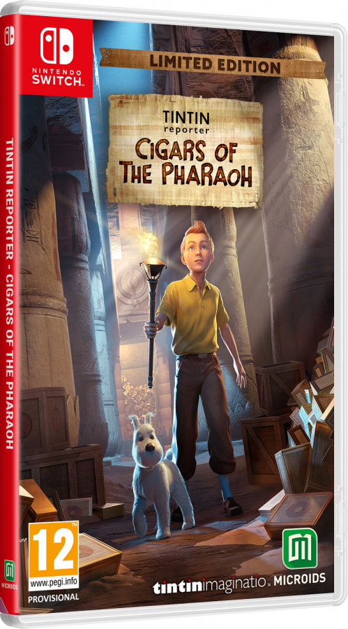 TINTIN Reporter: Cigars of The Pharaoh - Limited Edition  Nintendo Switch  NEW