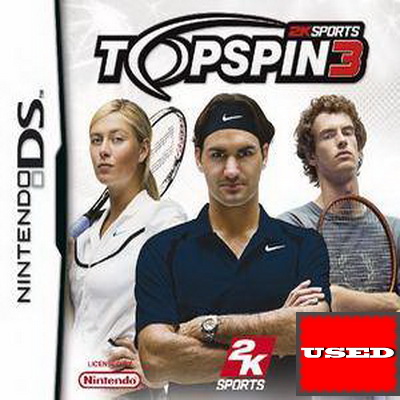 Top Spin 3 DS USED
