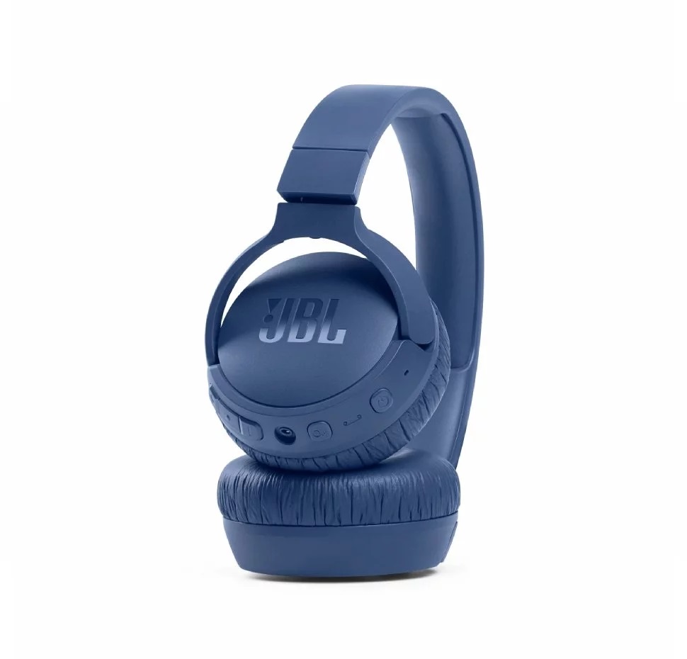 ---JBL Tune 660NC, On-Ear Bluetooth Headphones, Active Noise Cancelling, (Blue)---