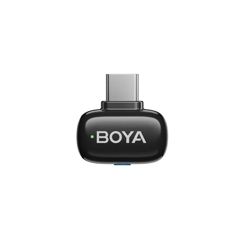 BOYA mini 2 Type-C - 2,4GHz 2mic Wireless AI-ANC Mic w. Charging Box Mono/stereo/safety-track