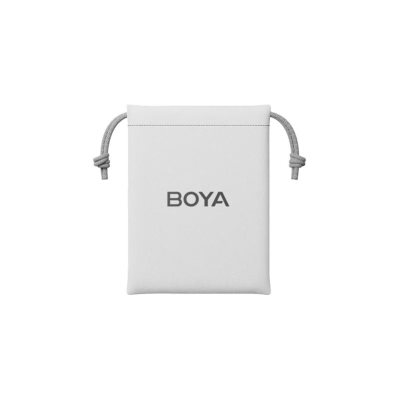 BOYA mini 2 Lightning & Type-C -Space Grey, 2,4GHz 2mic Wireless AI-ANC Mic w. Charging Box