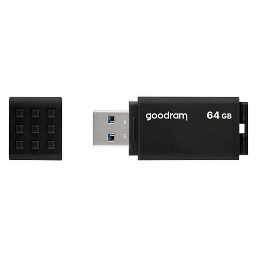 GOODRAM USB3.2 FLASH DRIVE 64GB GEN 1 UME3 BLACK