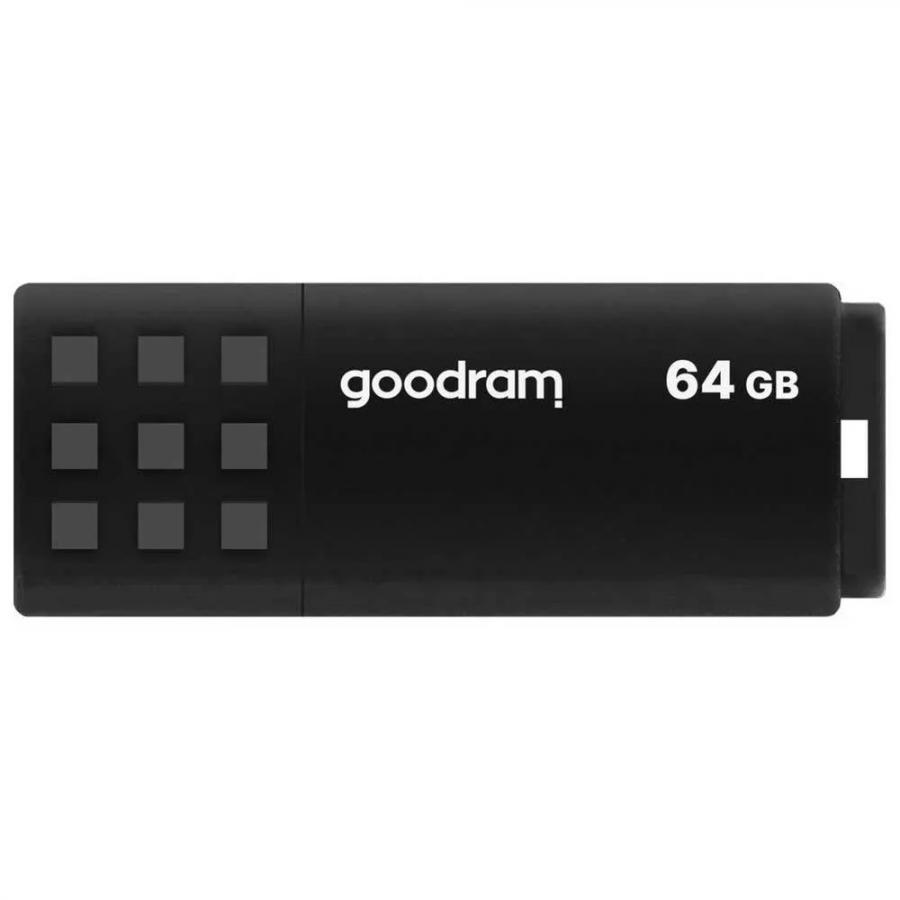 GOODRAM USB3.2 FLASH DRIVE 64GB GEN 1 UME3 BLACK