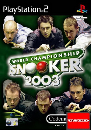 World Championship Snooker 2003 PS2 USED (English Game/Fra Cover)