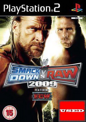 WWE SmackDown vs. Raw 2009 PS2 USED