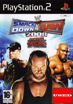 WWE SmackDown vs. Raw 2008 PS2 USED