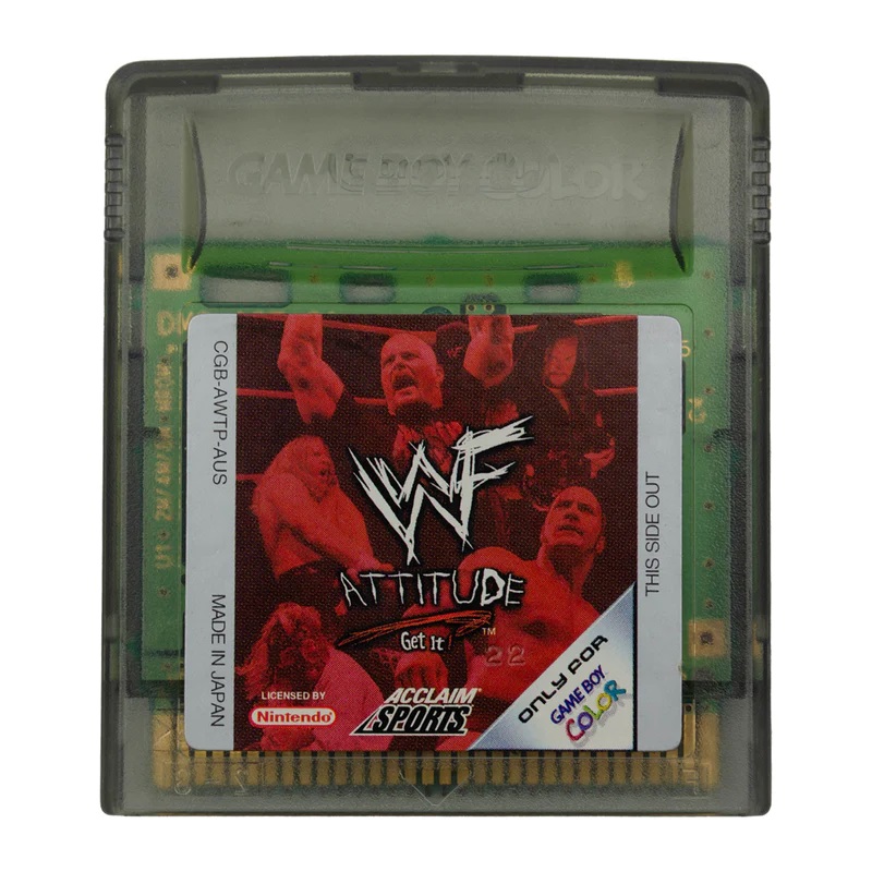 WWF Attitude Gameboy Color UNBOXED 