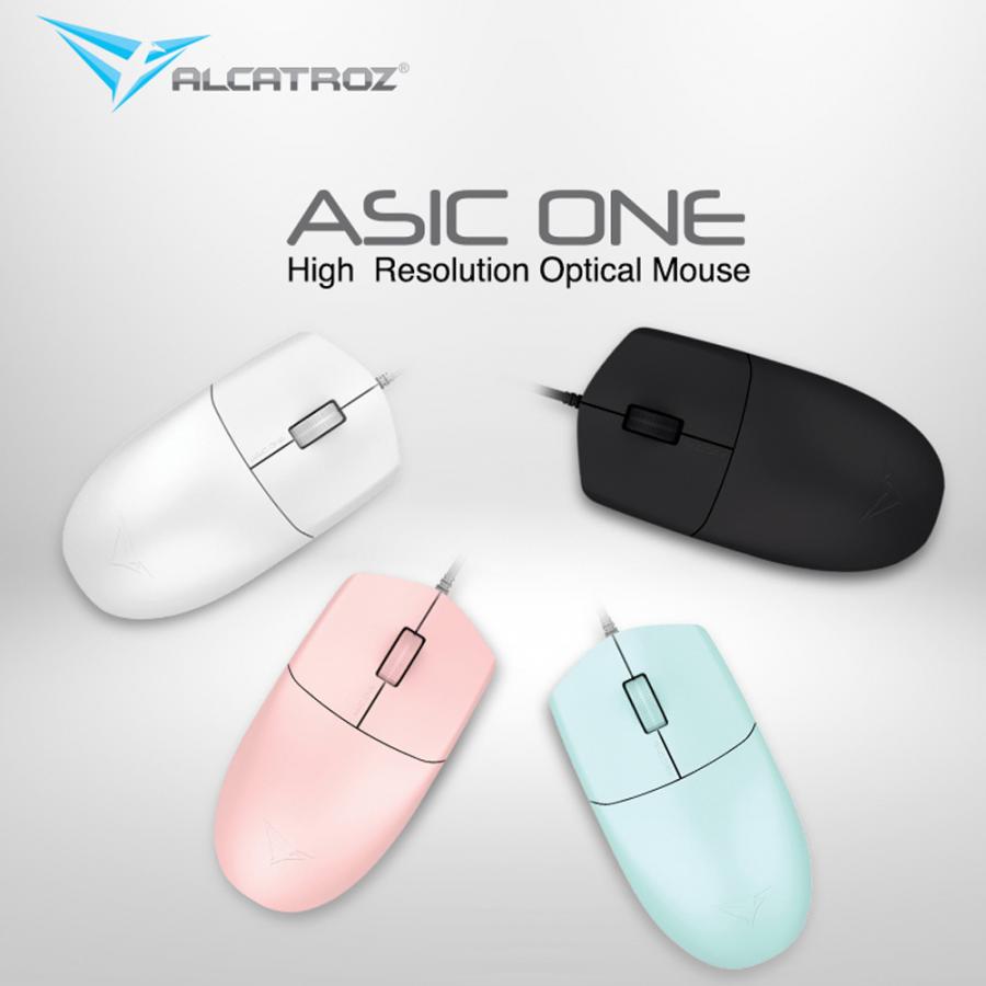 ALCATROZ USB HR OPTICAL MOUSE 1600CPI ASIC ONE PEACH