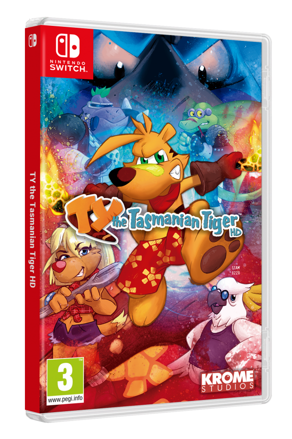TY The Tasmanian Tiger HD Nintendo Switch NEW