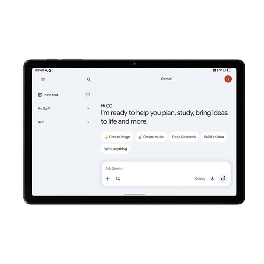 BLACKVIEW OCTA-CORE TABLET 11-INCH SET 4G (8GB+128GB) ANDROID 16 SPACE GREY
