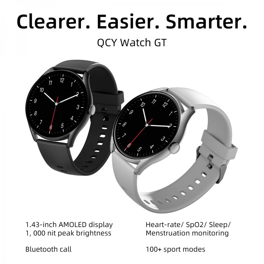 QCY Watch GT S8 Black - 1,43