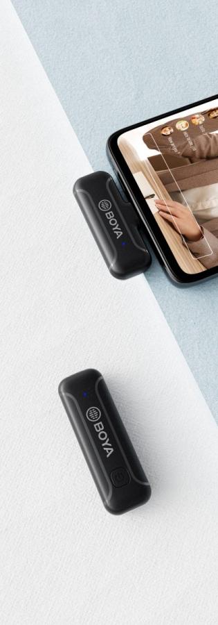 BOYA BY-WM3T2-U1 2,4GHz Mobile wireless mic For Android USB-C