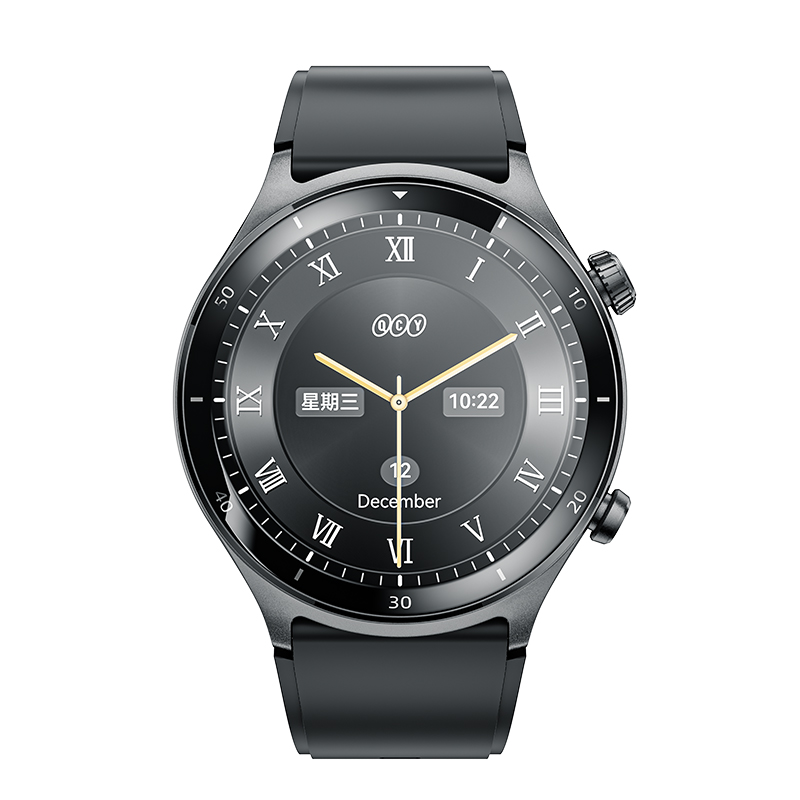 QCY Active GT S7 BT Call Watch Black - 3ATM Waterproof, 120 sports (Auto-detect Sport A.I.)